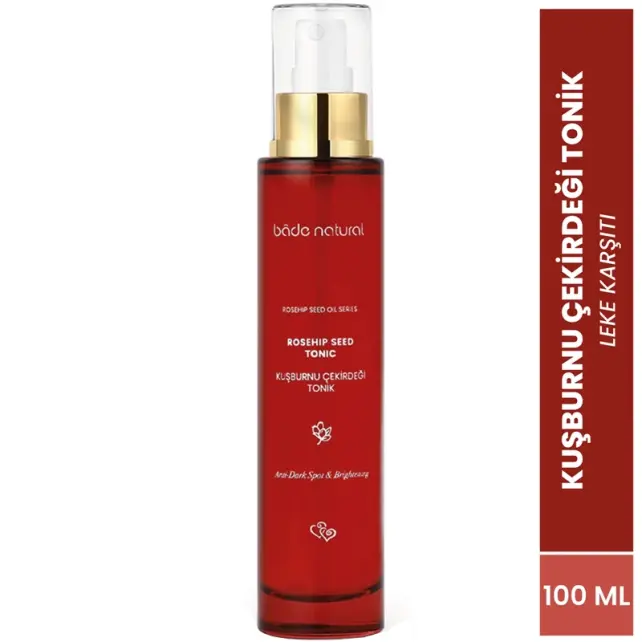 Bade Natural Doğal Kuşburnu Özlü Leke Karşıtı Sprey Tonik 100ml - 2