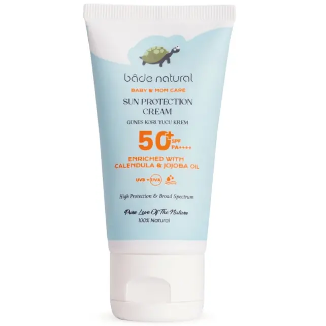 Bade Natural Kids Sun SPF 50+ Bebek ve Çocuk Güneş Kremi 50ml - 1