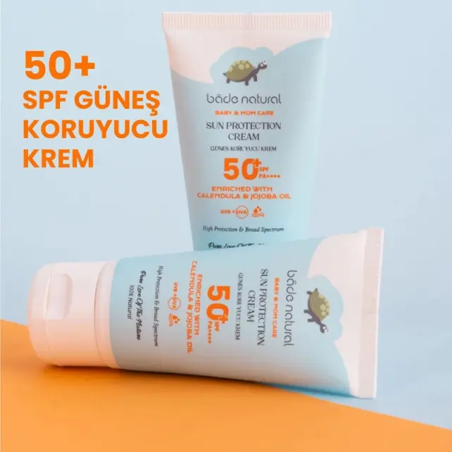 Bade Natural Kids Sun SPF 50+ Bebek ve Çocuk Güneş Kremi 50ml - 2