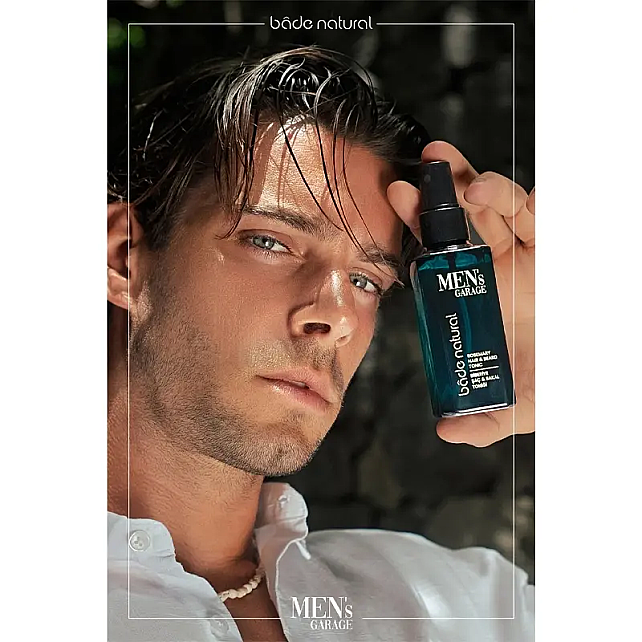 Bade Natural Men's Garage - Biberiye Saç & Sakal Toniği 150ml - 5