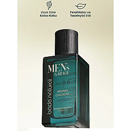 Bade Natural Men's Garage - Erkekler İçin Aroma Kolonya 50ml - 3