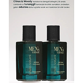 Bade Natural Men's Garage - Erkekler İçin Aroma Kolonya 50ml - 4