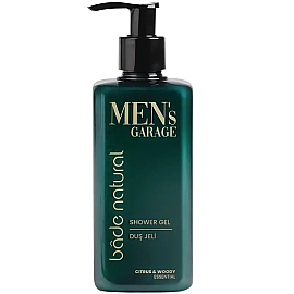 Bade Natural Men's Garage Shower Gel - Erkekler İçin Duş Jeli 300ml - Bade Natural