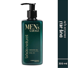 Bade Natural Men's Garage Shower Gel - Erkekler İçin Duş Jeli 300ml - 2