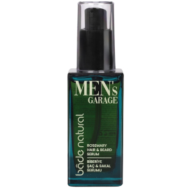 Bade Natural Men's Garage - Biberiye Saç & Sakal Serumu 50ml - Bade Natural