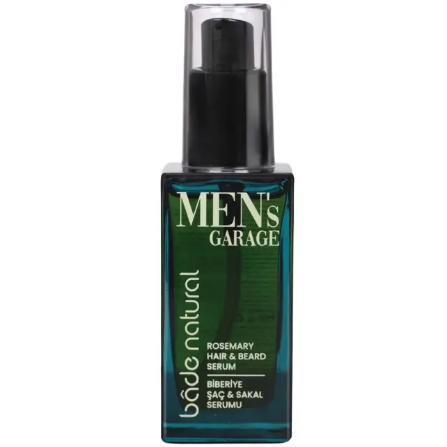 Bade Natural Men's Garage - Biberiye Saç & Sakal Serumu 50ml - 1