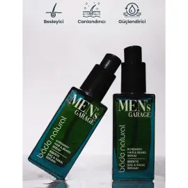 Bade Natural Men's Garage - Biberiye Saç & Sakal Serumu 50ml - 3