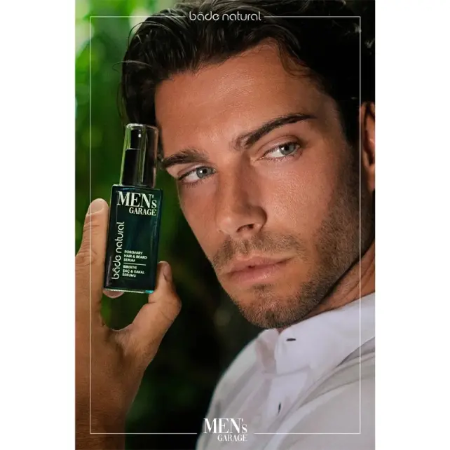 Bade Natural Men's Garage - Biberiye Saç & Sakal Serumu 50ml - 5