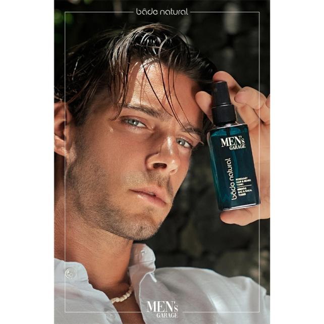 Bade Natural Men's Garage - Biberiye Saç & Sakal Toniği 150ml - 5