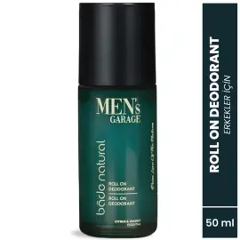 Bade Natural Men's Garage - Erkek Roll On Deodorant 50ml - 2
