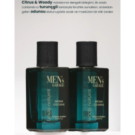Bade Natural Men's Garage - Erkekler İçin Aroma Kolonya 50ml - 4