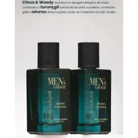 Bade Natural Men's Garage - Erkekler İçin Aroma Kolonya 50ml - 4