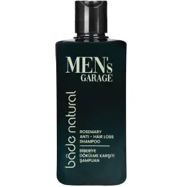 Bade Natural Men's Garage - Erkekler İçin Biberiye Dökülme Karşıtı Şampuan 300ml - 1