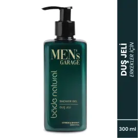 Bade Natural Men's Garage Shower Gel - Erkekler İçin Duş Jeli 300ml - 2