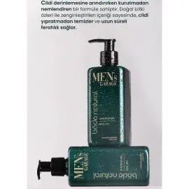 Bade Natural Men's Garage Shower Gel - Erkekler İçin Duş Jeli 300ml - 4