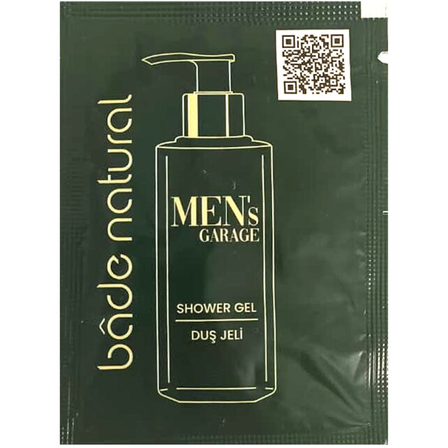 Bade Natural Men's Garage Shower Gel - Erkekler İçin Duş Jeli 5ml - 1