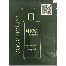 Bade Natural Men's Garage Shower Gel - Erkekler İçin Duş Jeli 5ml - Tester