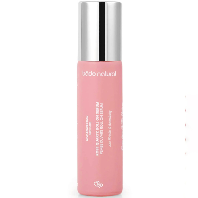 Bade Natural Pembe Kuvars Antioksidan Roll-On Serum 10ml - 1