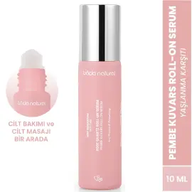 Bade Natural Pembe Kuvars Antioksidan Roll-On Serum 10ml - 2