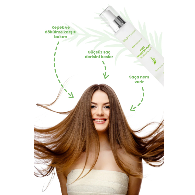 Bade Natural Saf Biberiye Suyu - Cilt ve Saç Toniği 100ml - 2