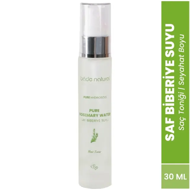 Bade Natural Saf Biberiye Suyu - Cilt ve Saç Toniği 30ml - 2