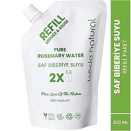 Bade Natural Saf Biberiye Suyu - Cilt ve Saç Toniği Refill 200ml - 2