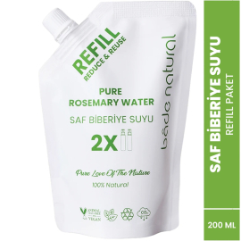 Bade Natural Saf Biberiye Suyu - Cilt ve Saç Toniği Refill 200ml - 2