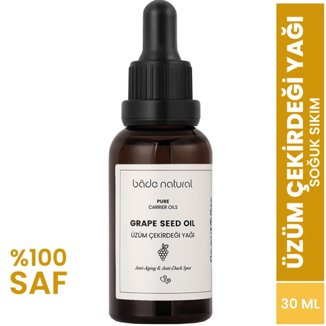 Bade Natural Soğuk Sıkım Üzüm Çekirdeği Yağı 30ml - 2