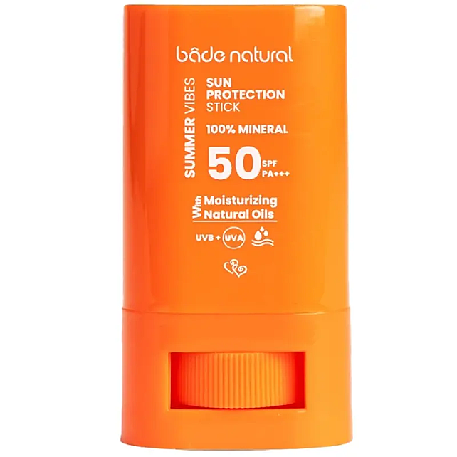 Bade Natural Sun %100 Mineral SPF 50+ Stick Güneş Kremi 16gr - 1
