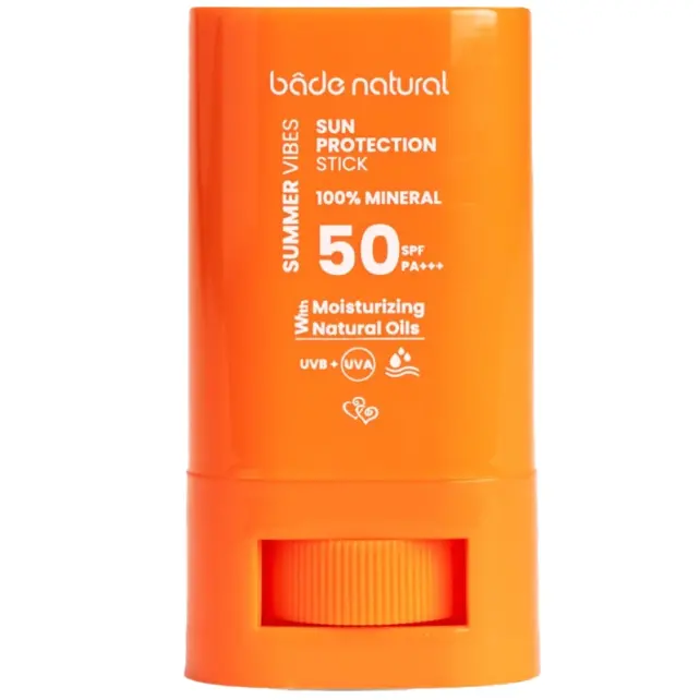 Bade Natural Sun %100 Mineral SPF 50+ Stick Güneş Kremi 16gr - 1