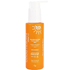 Bade Natural Sun Protection Face and Body Milk SPF 50+ Güneş Koruyucu 100ml - 1