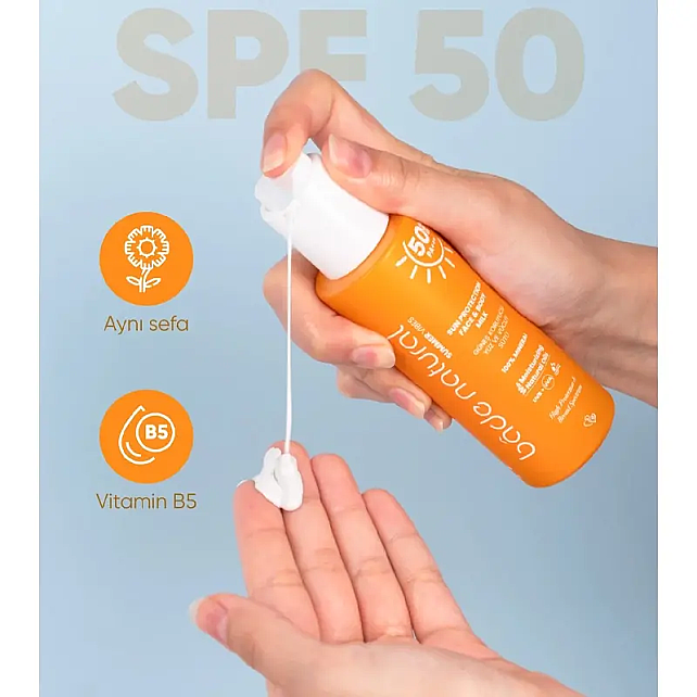 Bade Natural Sun Protection Face and Body Milk SPF 50+ Güneş Koruyucu 100ml - 4