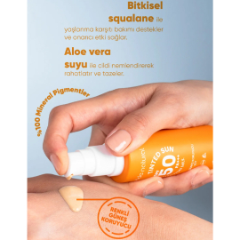 Bade Natural Tinted Sun Protection Milk - Renkli Güneş Koruyucu Süt 30ml - 4