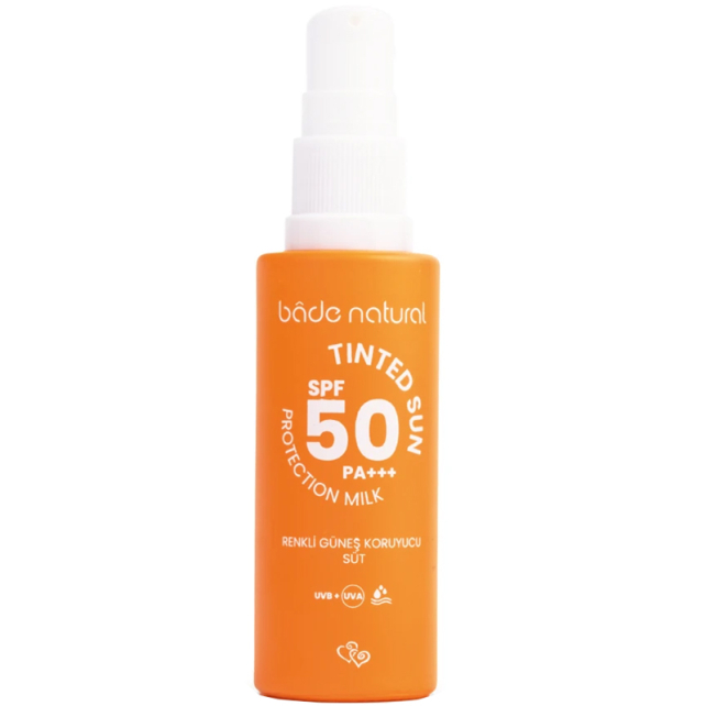 Bade Natural Tinted Sun Protection Milk - Renkli Güneş Koruyucu Süt 30ml - 1