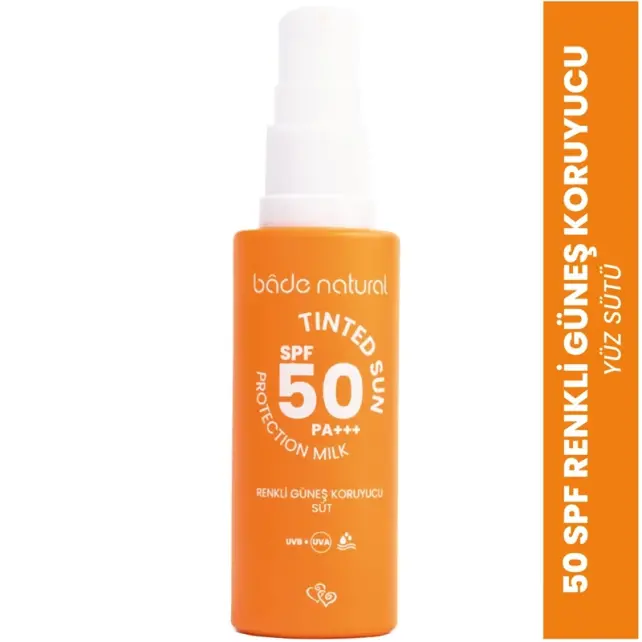 Bade Natural Tinted Sun Protection Milk - Renkli Güneş Koruyucu Süt 30ml - 2