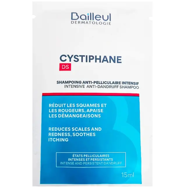 Bailleul Dermatoloji Cystiphane Intensive Anti-Dandruff Shampoo DS - Kepek Karşıtı Şampuan 15ml - 1