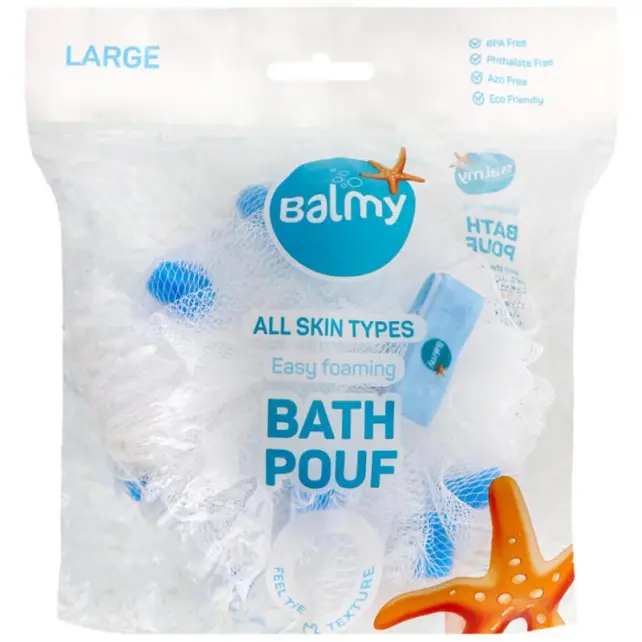 Balmy Bath Pouf Pon Pon Large - Banyo Lifi - 1