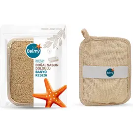 Balmy Doğal Sabun Dolgulu Banyo Kesesi - Balmy