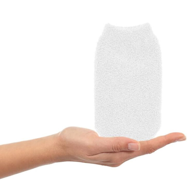 Balmy Polyester Banyo Eldiveni - Beyaz - 3