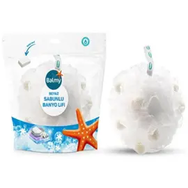 Balmy Sabunlu Banyo Lifi - Beyaz Sabun - Balmy
