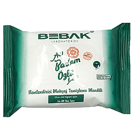 Bebak Acı Badem Sütlü Makyaj Temizleme Mendili 20'li - Bebak