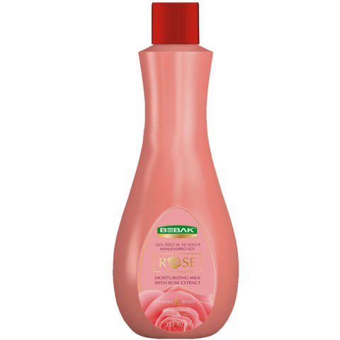 Bebak Rose Hand & Body Moisturising Milk 215ml Bebak Rose Hand & Body Moisturising Milk 215ml