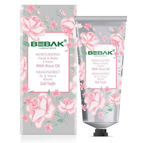 Bebak Gül Yağlı Özlü Nemlendirici El ve Vücut Kremi 60ml Bebak Gül Yağlı Özlü Nemlendirici El ve Vücut Kremi 60ml