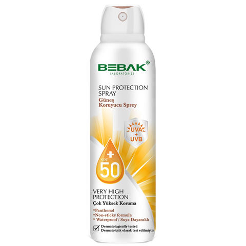 Bebak Sun Protection Sprey SPF 50+ Güneş Koruyucu Sprey 150ml Bebak Sun Protection Sprey SPF 50+ Güneş Koruyucu Sprey 150ml