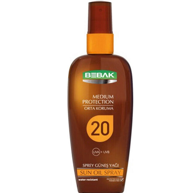 Bebak Sun Oil Spray 20 - Sprey Güneş Yağı 150ml Bebak Sun Oil Spray 20 - Sprey Güneş Yağı 150ml