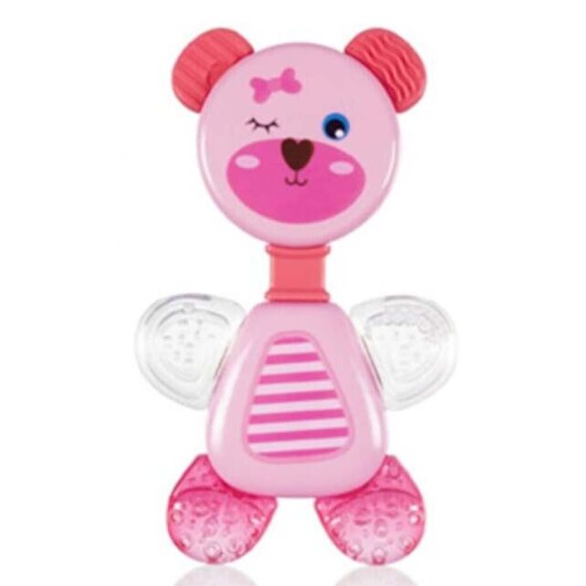 Bebedor Çıngıraklı Sulu Dişlik Ayı Pembe 3+ Ay - 1