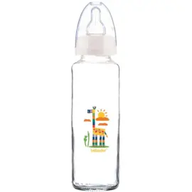 Bebedor Desenli Cam Biberon 250ml - Zürafa 3+ Ay - Bebedor