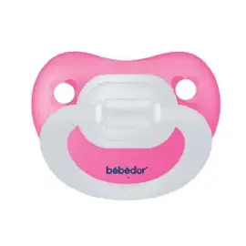Bebedor Desenli Damaklı Emzik Pembe 6-18 Ay - BEBEDOR