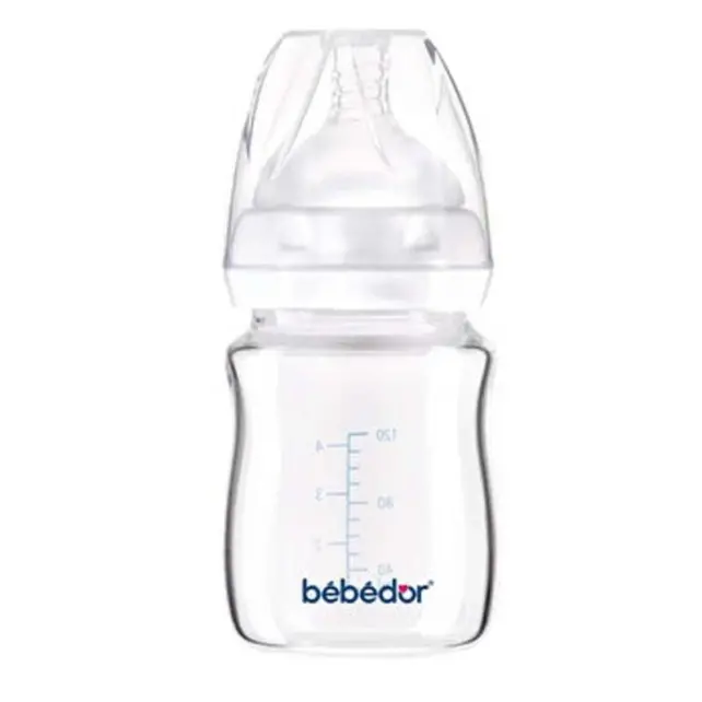 Bebedor Isıya Dirençli Cam Biberon 120ml 3+ Ay - 1