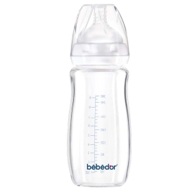 Bebedor Isıya Dirençli Cam Biberon 260ml 3+ Ay - Bebedor